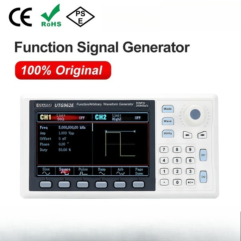 Functie Signaalgenerator UTG93 - Dual Channel Arbitrary Waveform Function Generator 60Mhz recensie en prijs