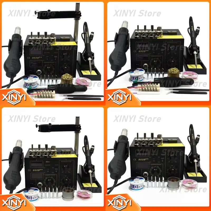 SAIKE 852D++ 2-in-1 SMD-herste - Smd Rework Station Hot Air Soldering 2 In 1 recensie en prijs