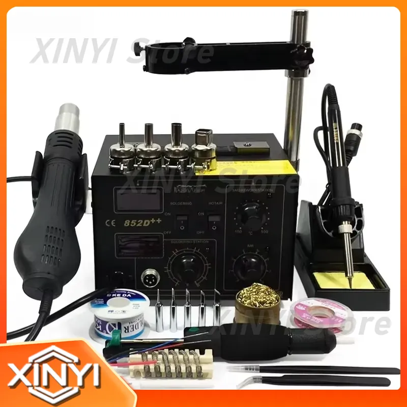 SAIKE 852D++ 2-in-1 SMD-herste - Smd Rework Station Hot Air Soldering 2 In 1 recensie en prijs